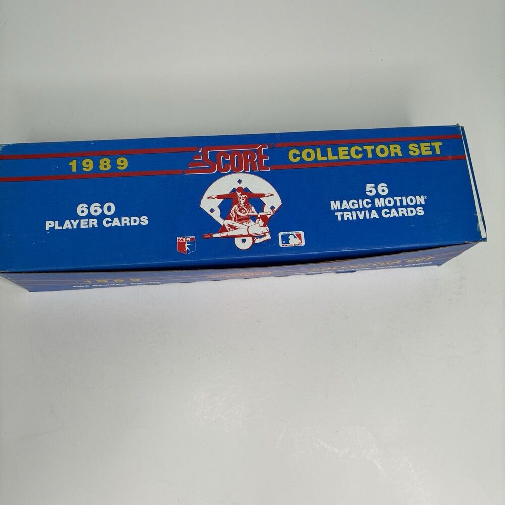 1989 Score Collectors Set Complete Factory 660 Cards Box Magic Motion